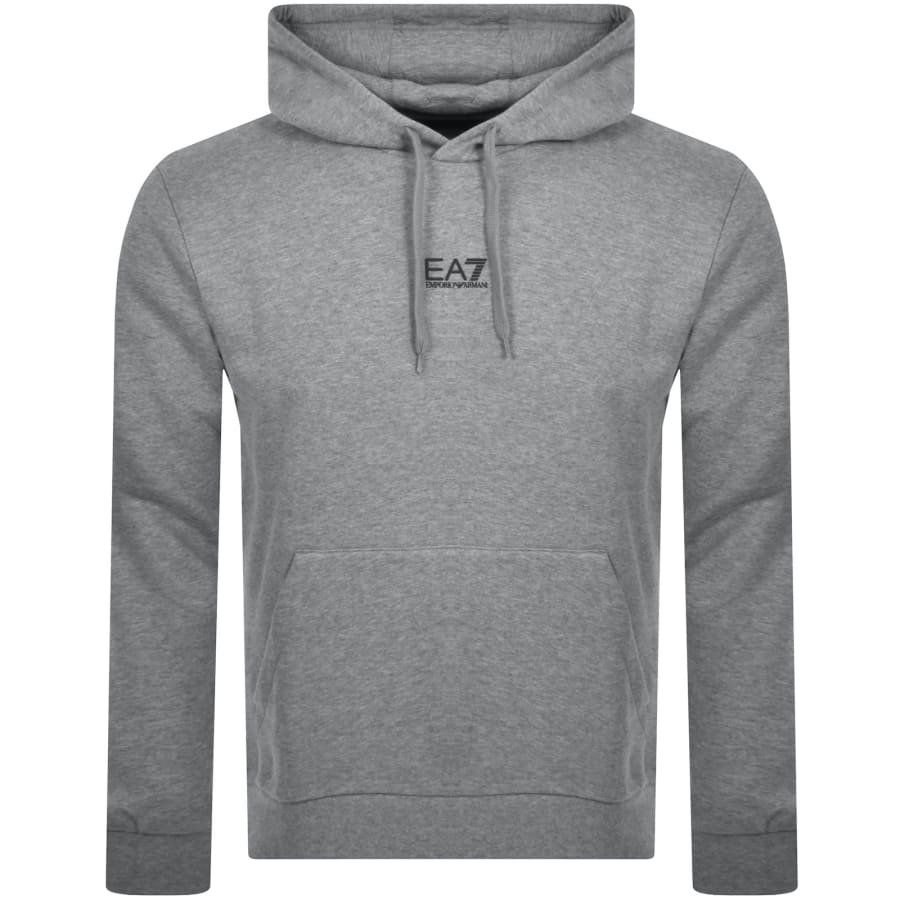 EA7 Emporio Armani Logo Hoodie Grey
